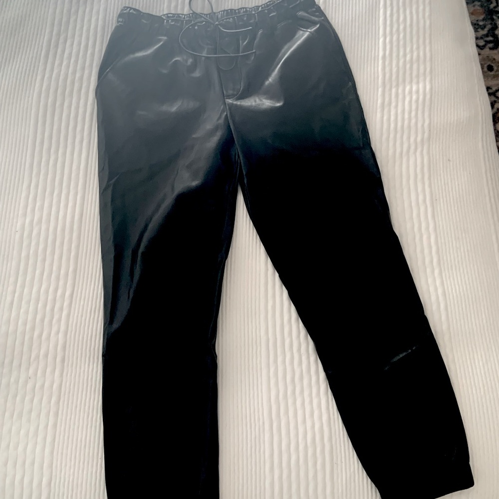 Reset vegan leather jogger